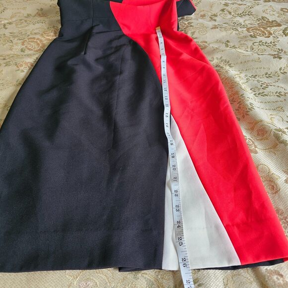 NWT Milly Colorblock Helix Sleeveless Sheath Dress Size 6 - Picture 5 of 6